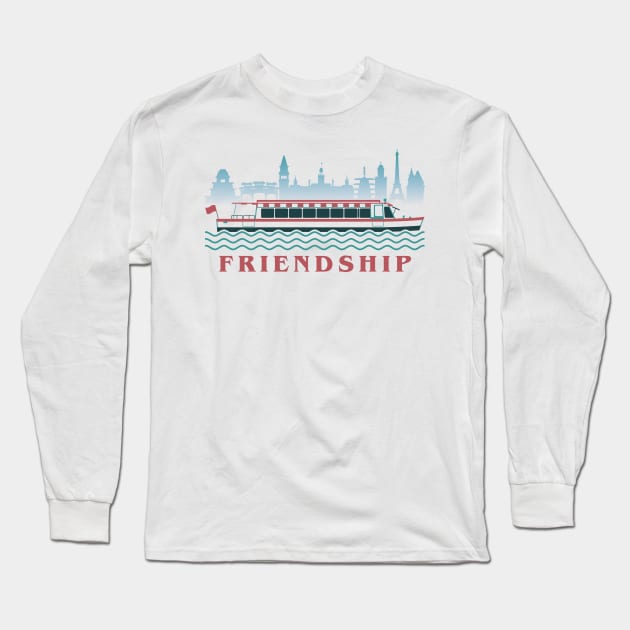 Friendship Long Sleeve T-Shirt by GoAwayGreen